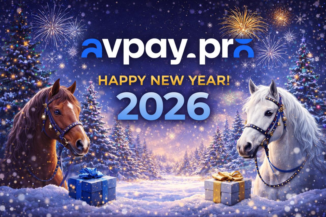 С Новым 2026 годом от AVpay!